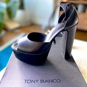 Tony Bianco Jayze Black Como 14cm Heels
